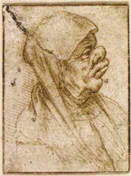Caricature of an Old Woman