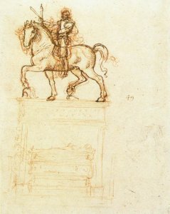 Study for the Trivulzio monument (2)  1508-12